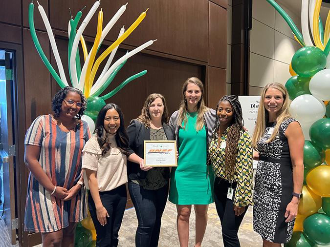 Members of the Women’s Network attending The Girl Scouts of Northeast Texas Women of Distinction Luncheon.